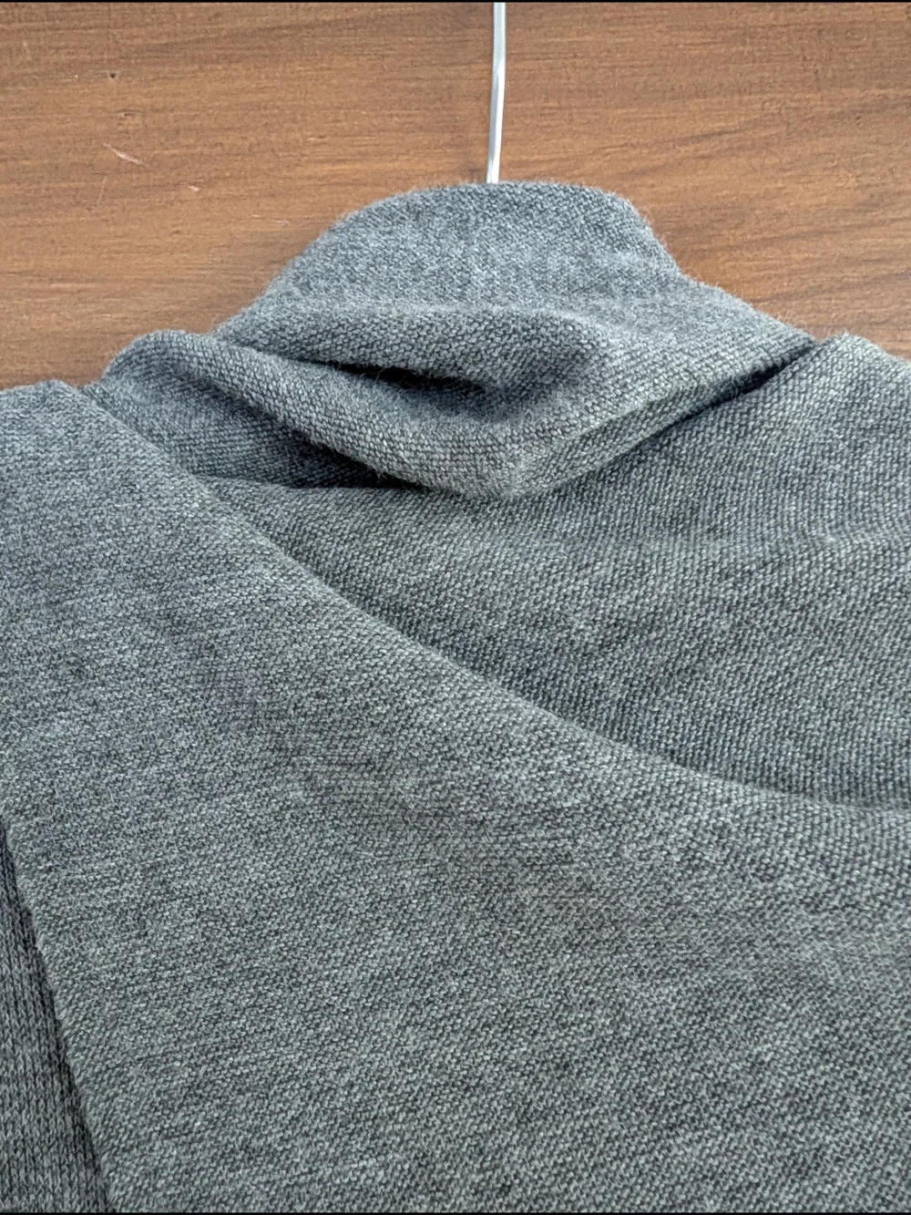 Men's Dark Gray Lightweight Knit Turtle neck